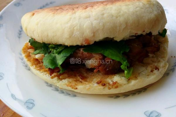 烧饼夹肉的做法图解12