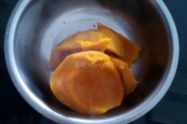 南瓜糯米饼的做法图解1