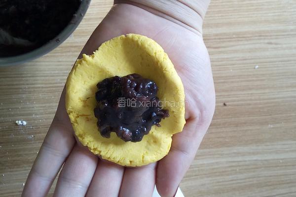 南瓜糯米饼的做法图解6