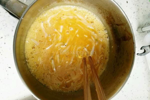 银鱼鸡蛋饼的做法图解4