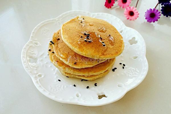 牛奶香蕉松饼的做法图解10