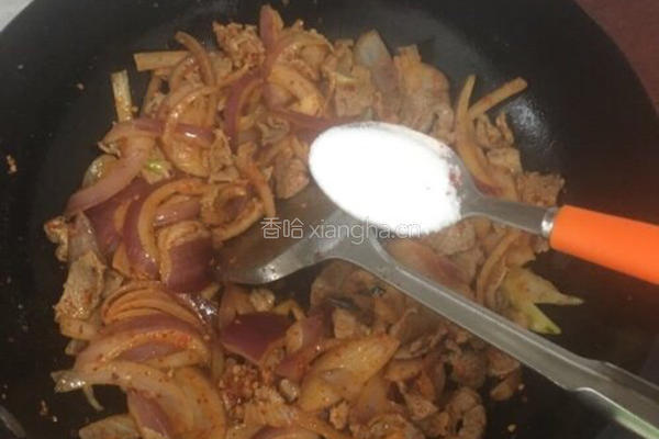 新疆炒烤肉的做法图解8