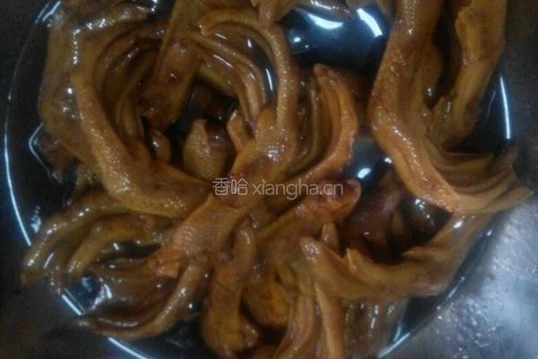 卤鸭脚的做法图解5