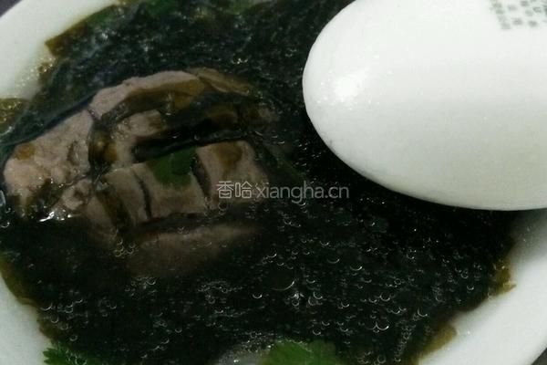 牛肉丸紫菜汤的做法图解8