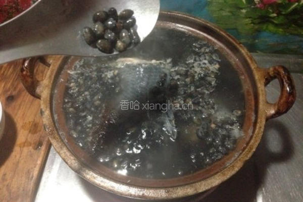 养生黑鱼汤的做法图解8
