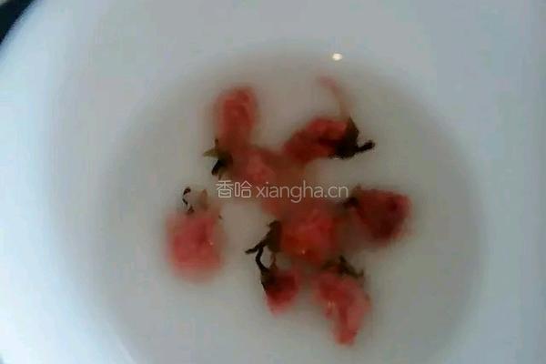 日式樱花奶冻的做法图解3