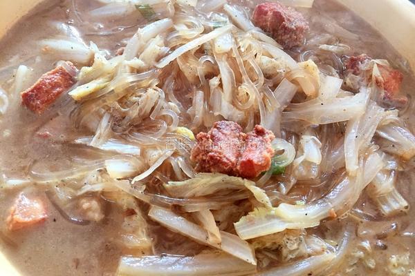 猪肉白菜炖粉条的做法图解8