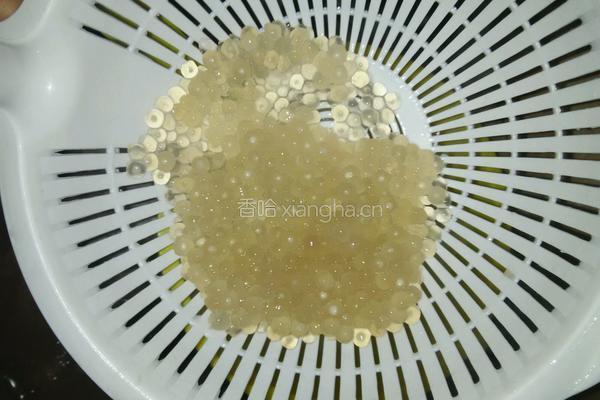 牛奶西米露的做法图解3