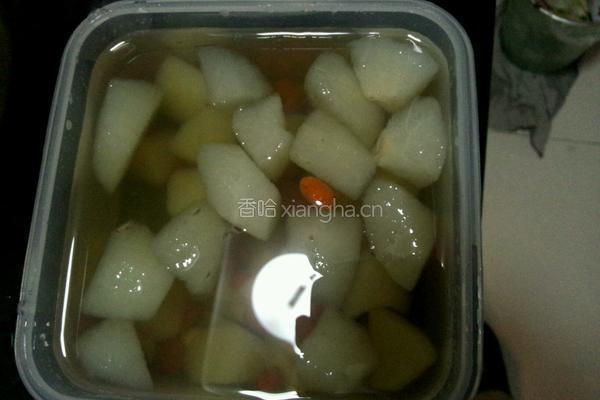 雪梨汤的做法图解5