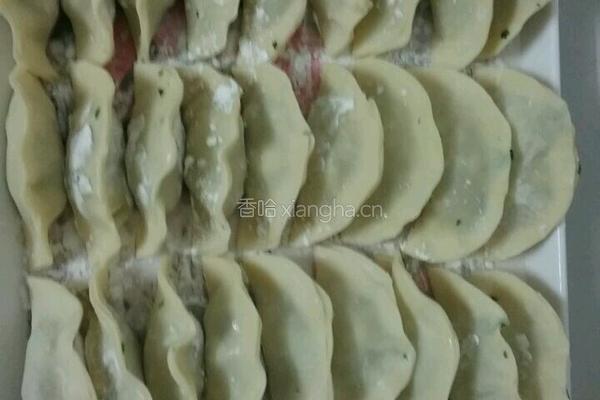 荠菜豆腐水饺的做法图解4