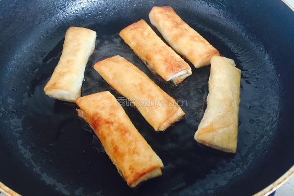 白菜猪肉春卷的做法图解9