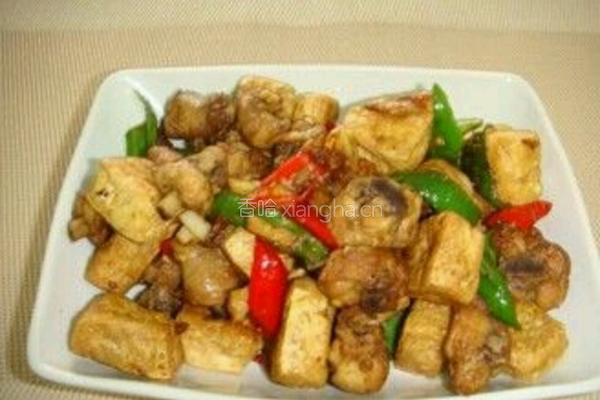 香辣豆腐鸡块的做法图解9