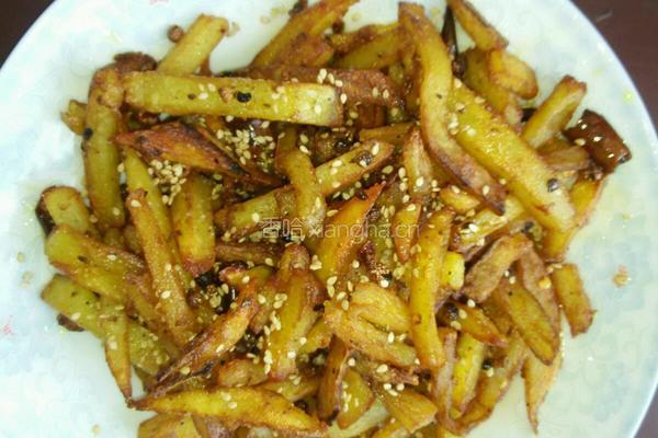 干煸土豆条的做法图解5