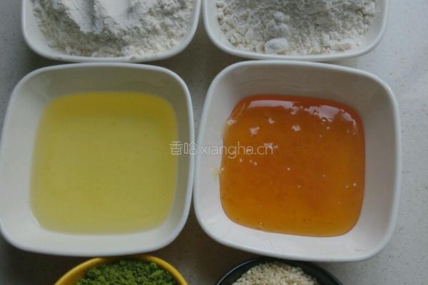 绿茶佛饼的做法图解1