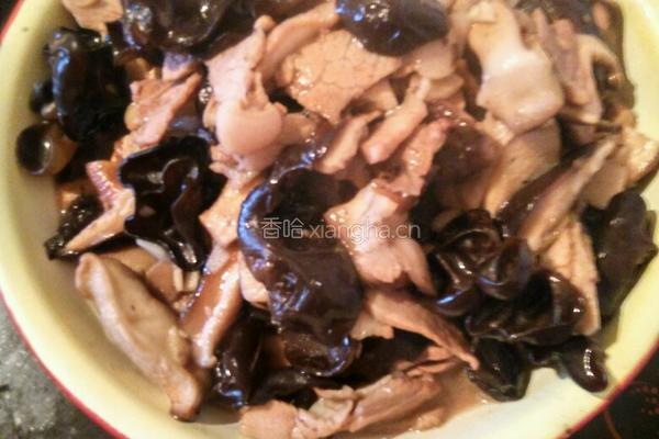 香菇木耳肉的做法图解4
