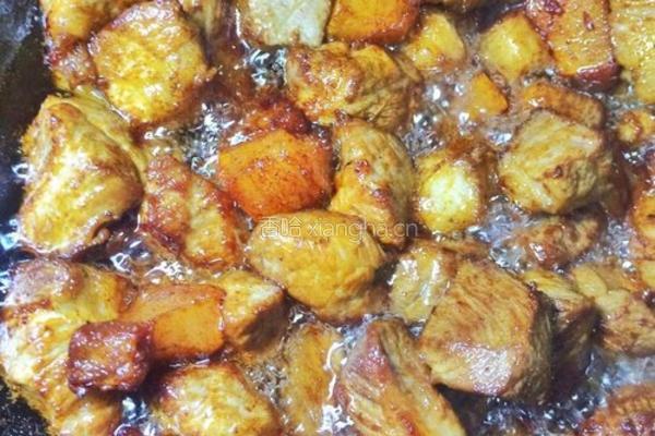 茶树菇烧肉的做法图解4