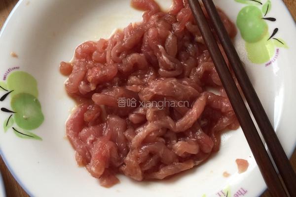 肉丝面的做法图解1