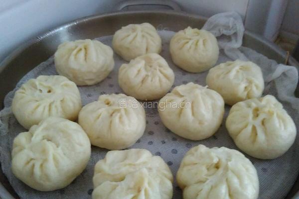 奶香豆沙包的做法图解11