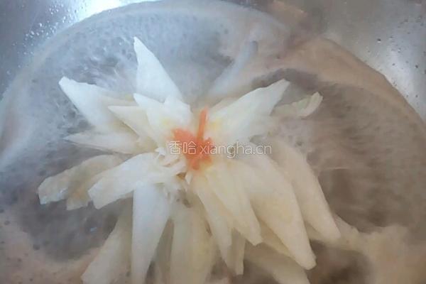 白菜莲花汤??的做法图解6