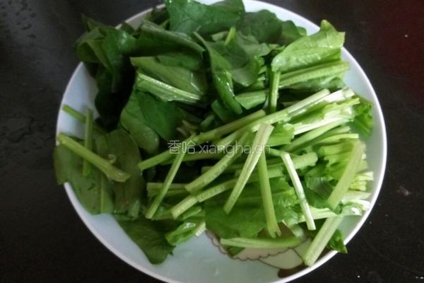 菠菜鸡蛋汤的做法图解2