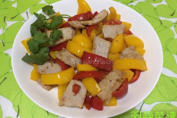 肉片炒菜椒的做法图解10