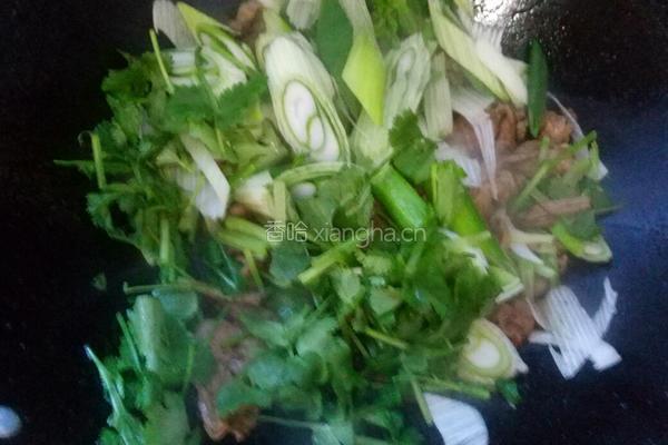 葱爆羊肉的做法图解6