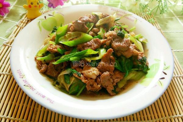 葱爆羊肉的做法图解9