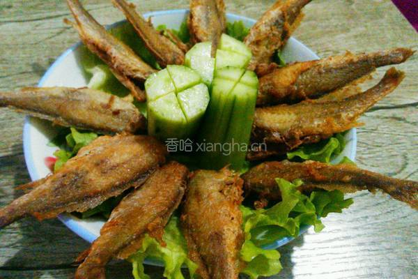 炸小黄鱼的做法图解8