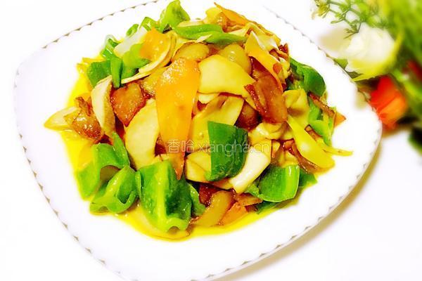 杏鲍菇炒五花肉的做法图解17