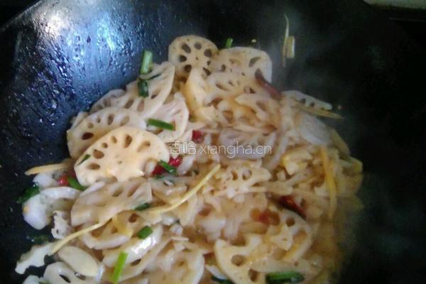 清炒藕片的做法图解3