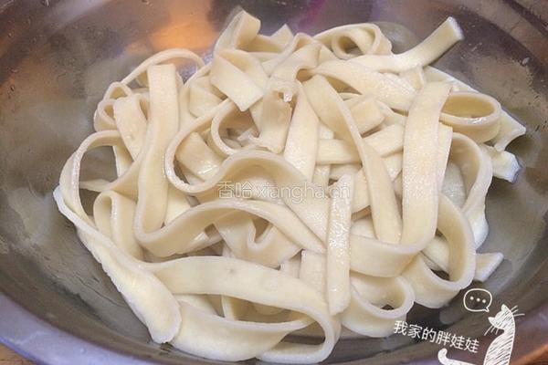豆角土豆焖乌冬面(宽面)的做法图解7