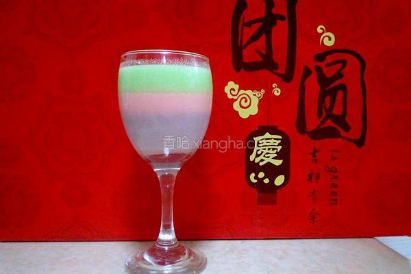 酒杯三色果冻的做法图解8