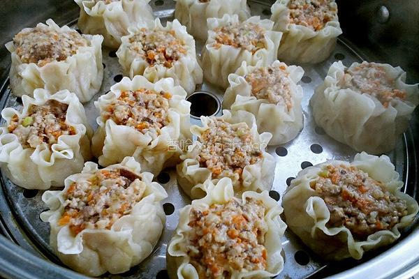 开口烧麦——香菇胡萝卜鲜肉馅的做法图解19