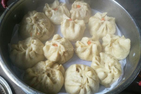 胡萝卜羊肉包子的做法图解21