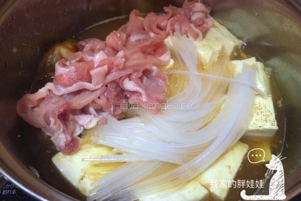 蚝油豆腐粉丝煲的做法图解5