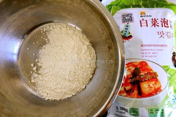 泡菜煎饼的做法图解1
