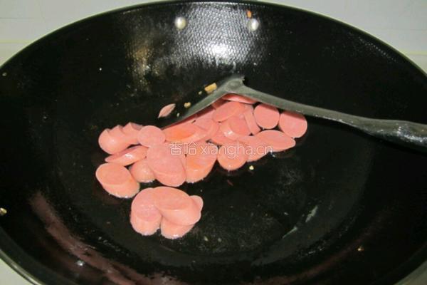 小炒火腿的做法图解3