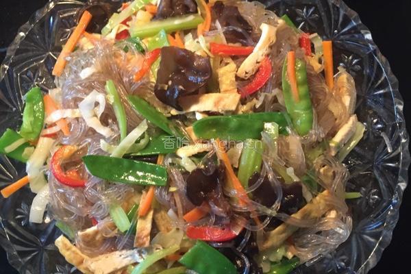 素菜炒红薯粉丝的做法图解15