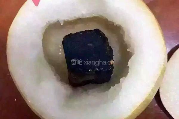 黑糖炖雪梨的做法图解4