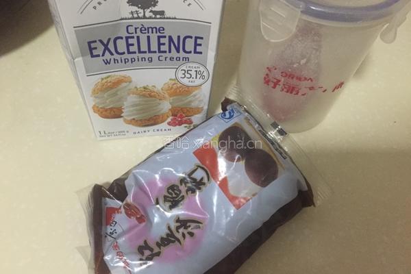 豆沙冰糕的做法图解1