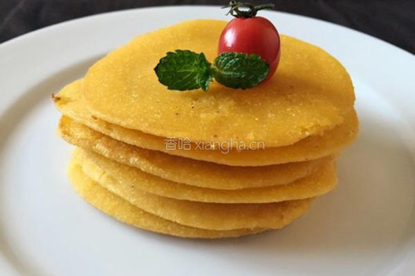 奶香玉米面饼的做法图解5