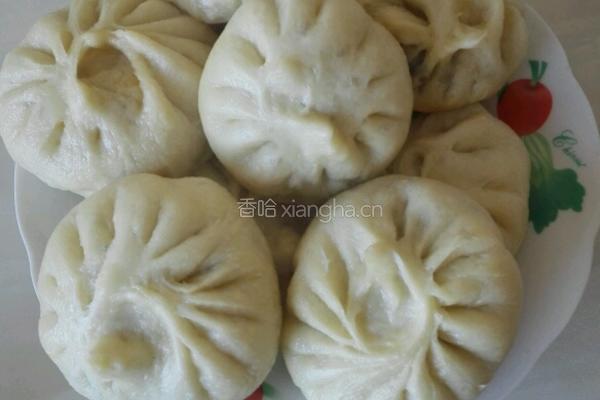 白菜素包子的做法图解7