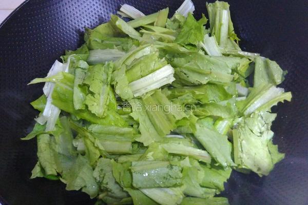 蒜泥油麦菜的做法图解5