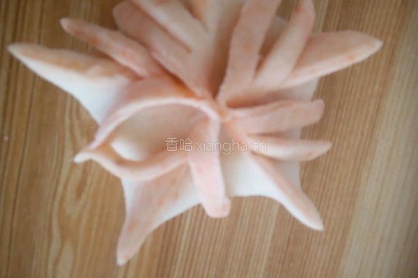 兰花蒸饺。的做法图解4
