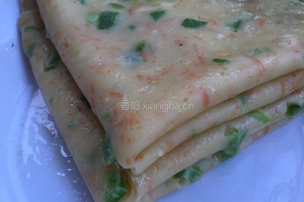 蔬菜鸡蛋薄饼的做法图解3