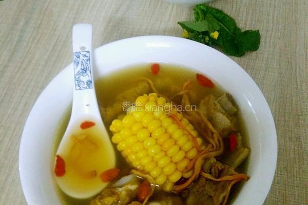 虫草花玉米排骨汤的做法图解7