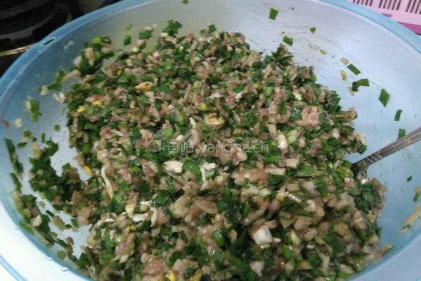 韭菜莲藕猪肉饺的做法图解10