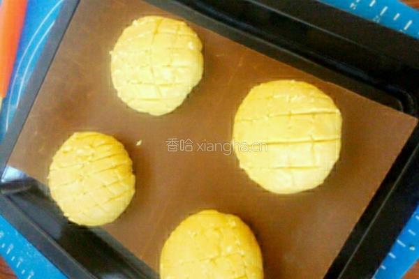 奶黄菠萝面包的做法图解21