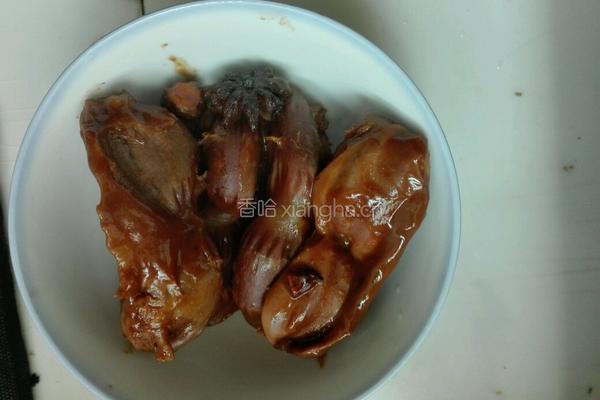 香菜拌鸭胗的做法图解6
