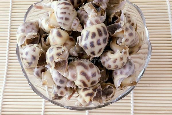 白灼花螺的做法图解5